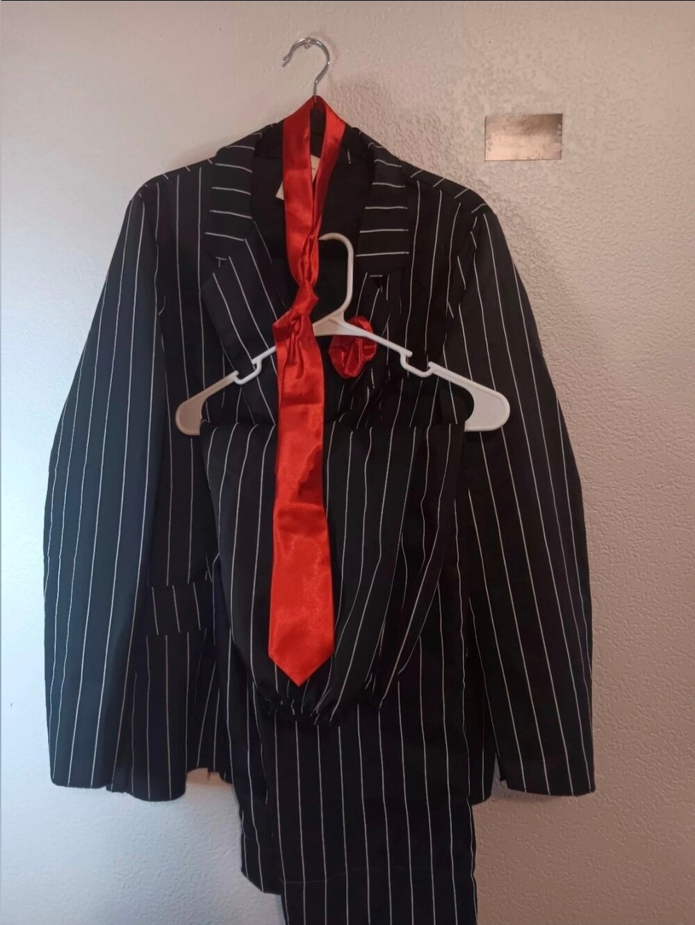 Ganster Mens Halloween Pinstrip Costume For Sale